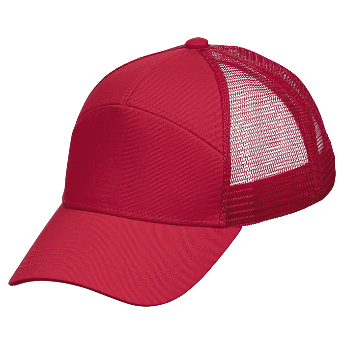 Barron Trucker Cap with Mesh - Red