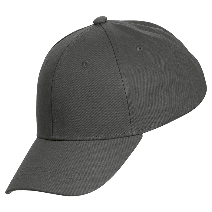 Clifford 6 Panel Cap - Charcoal