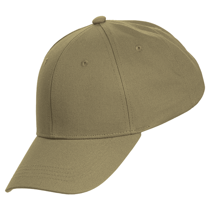 Clifford 6 Panel Cap - Khaki
