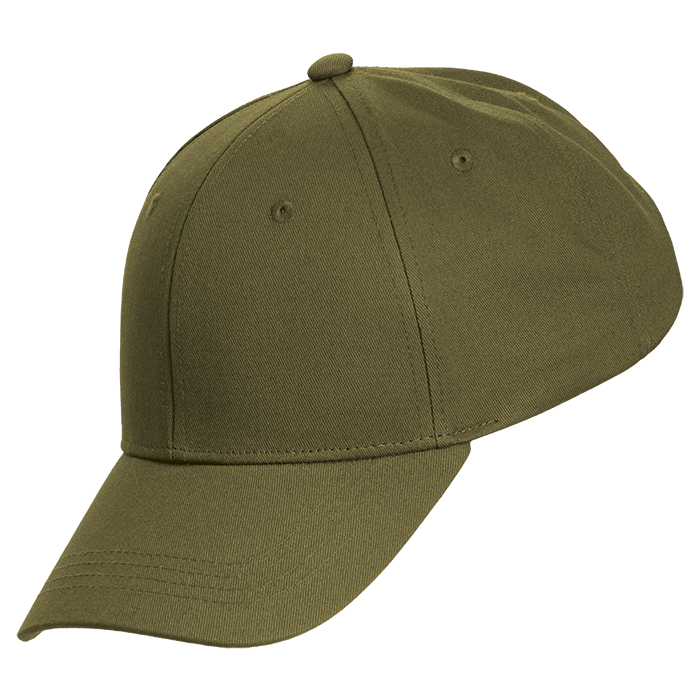 Clifford 6 Panel Cap - Olive