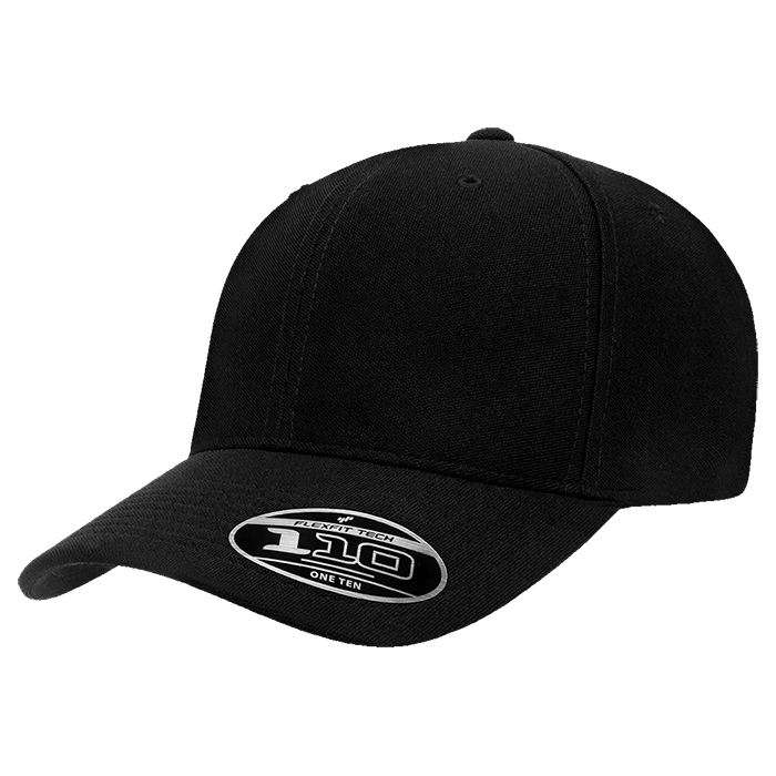 Fit Cap Cool & Dry Mini Pique Adjustable Fit - Black