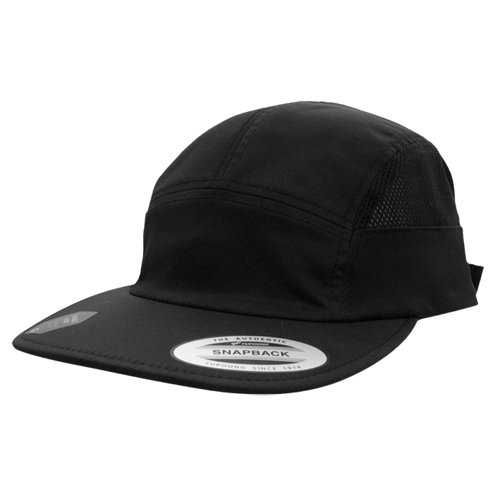 Jockey Style Cap Water Repellent Adjustable Fit - Black