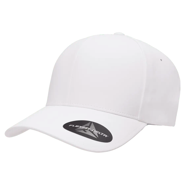 Stylish Delta Cap with Adjustable Fit - White