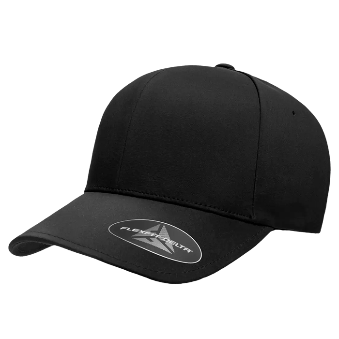 Delta Fitted Cap - Black