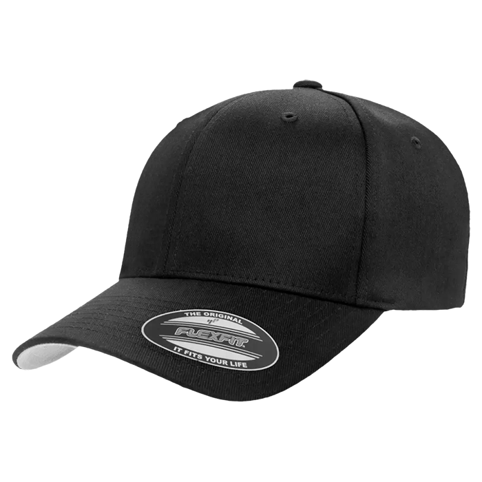 Baseball Fitted Cap - Black