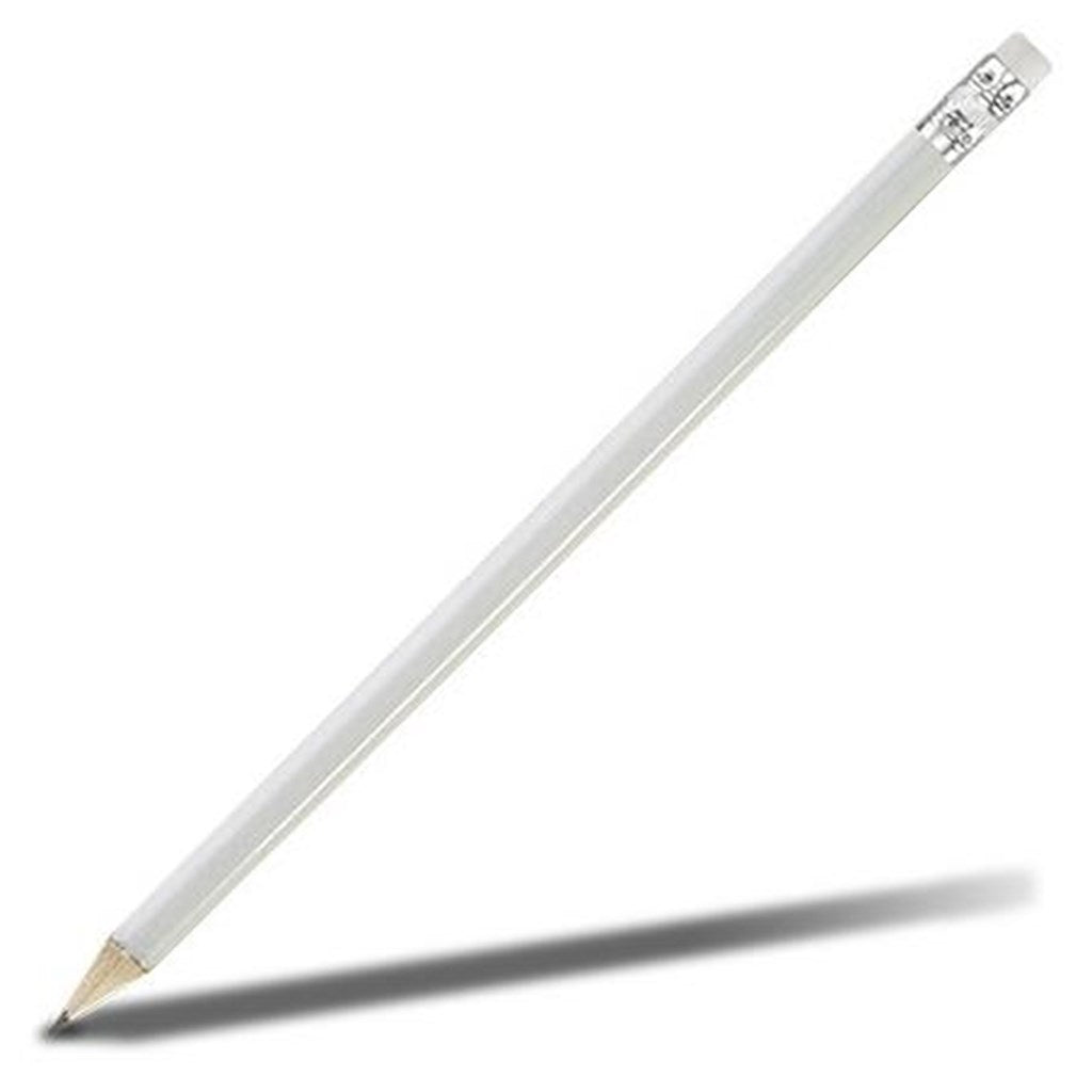 Altitude Basix Wooden Pencil - SOLID WHITE