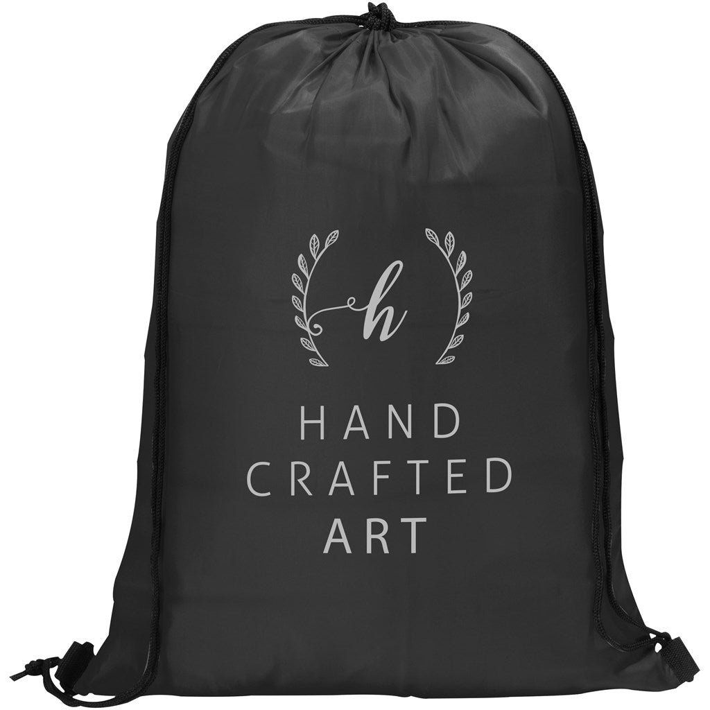 Altitude Daily 190T Drawstring Bag - BLACK