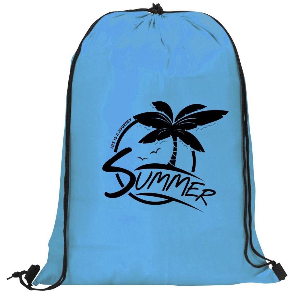 Altitude Daily 190T Drawstring Bag - CYAN