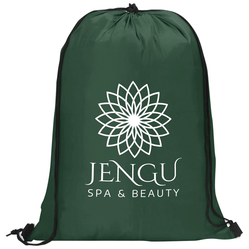 Altitude Daily 190T Drawstring Bag - DARK GREEN