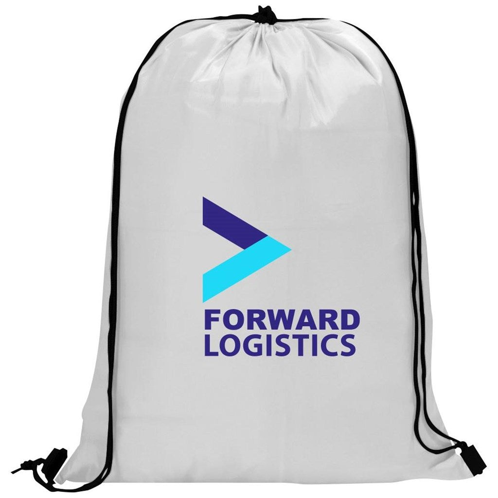 Altitude Daily 190T Drawstring Bag - SOLID WHITE