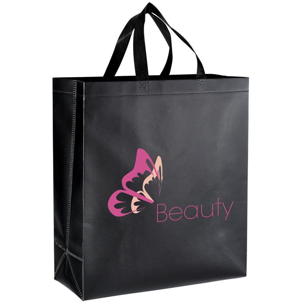 Altitude Pacific Laminated Non-Woven Shopper - BLACK