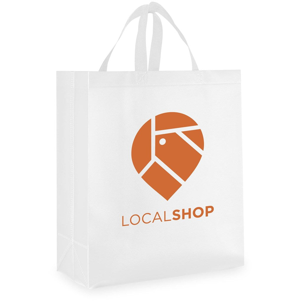 Altitude Pacific Laminated Non-Woven Shopper - SOLID WHITE