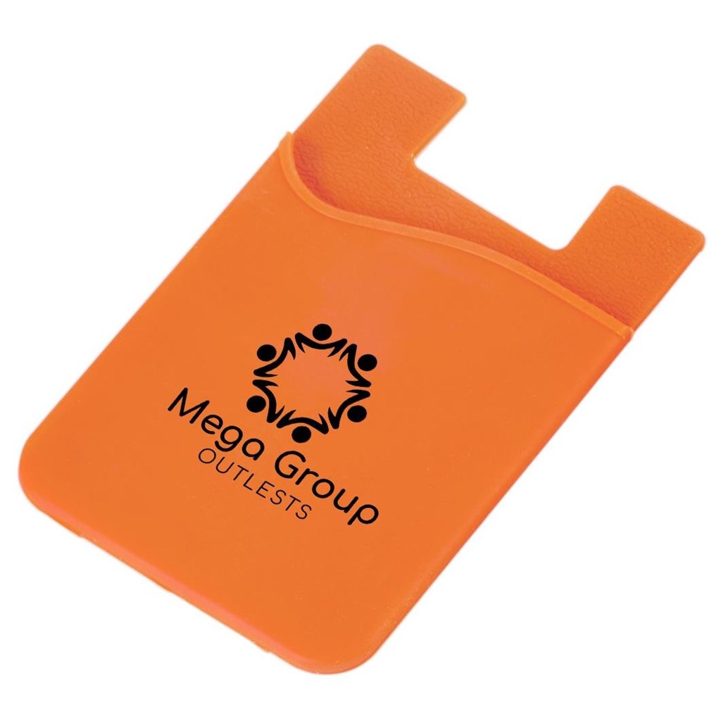 Altitude Razzle Dazzle Phone Card Holder - ORANGE