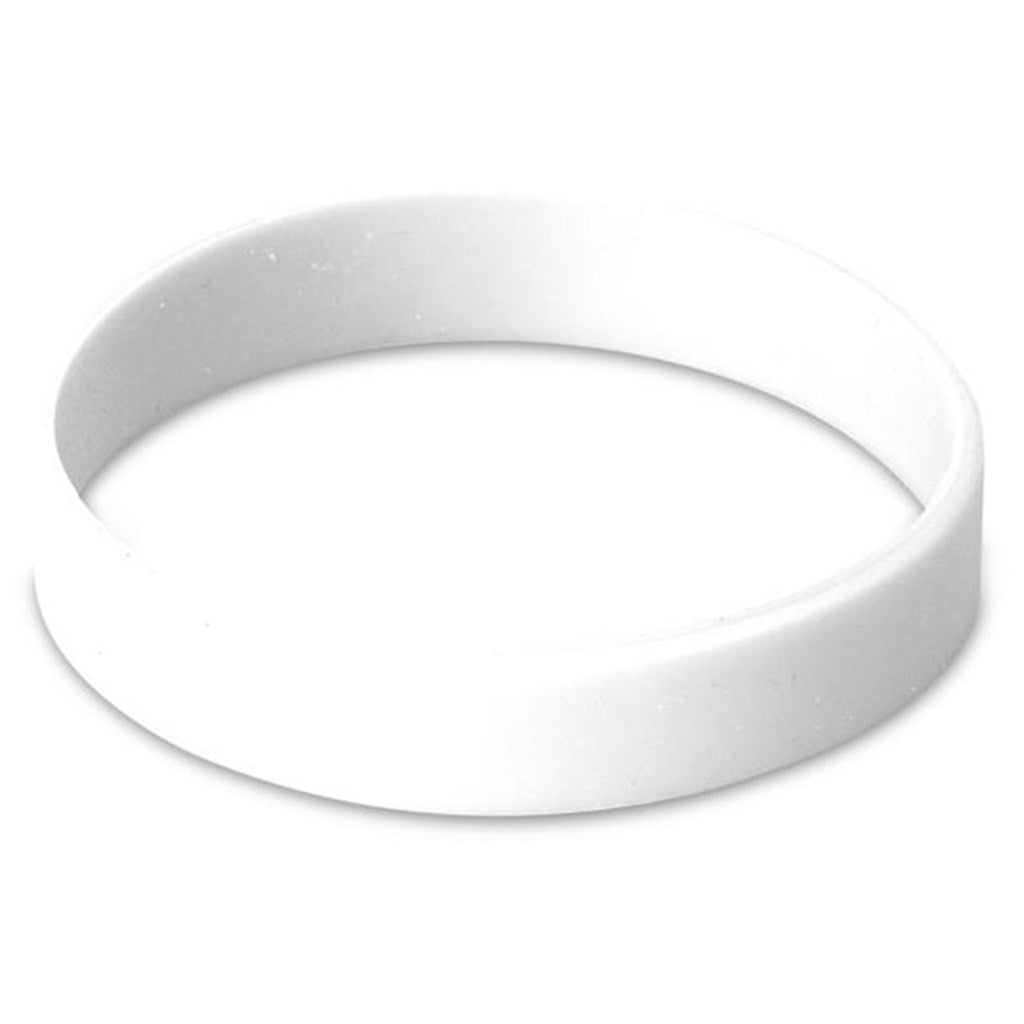 Altitude Fitwise Silicone Adults Wristband - SOLID WHITE