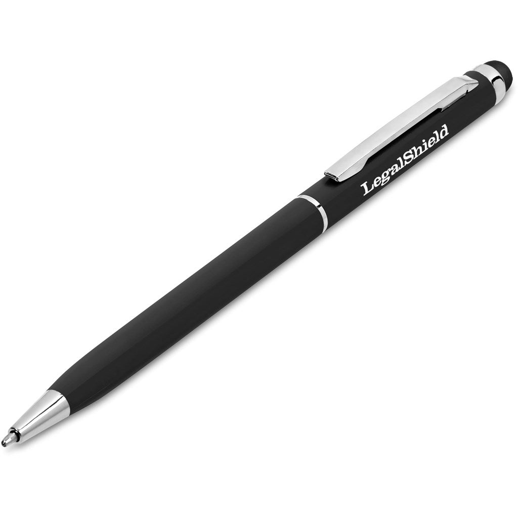 Altitude Hamptons Slim Stylus Ball Pen - BLACK
