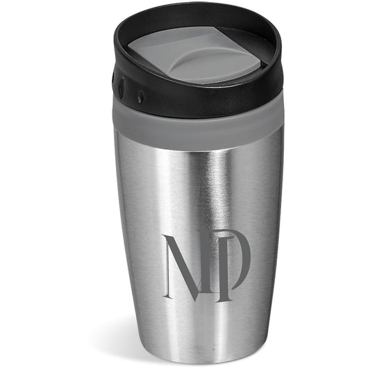 Altitude Vienna Stainless Steel & Plastic Double-Wall Tumbler - 300ml - Grey