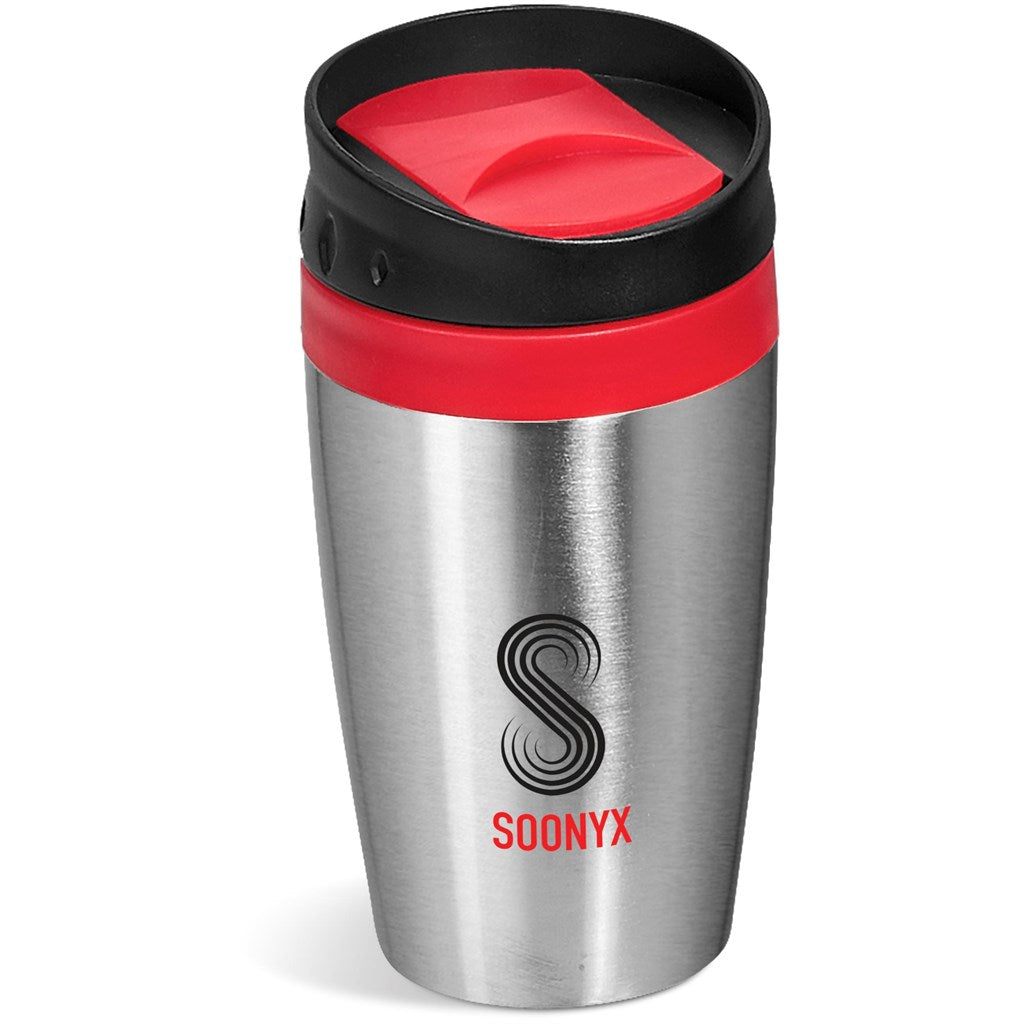 Altitude Vienna Stainless Steel & Plastic Double-Wall Tumbler - 300ml - RED