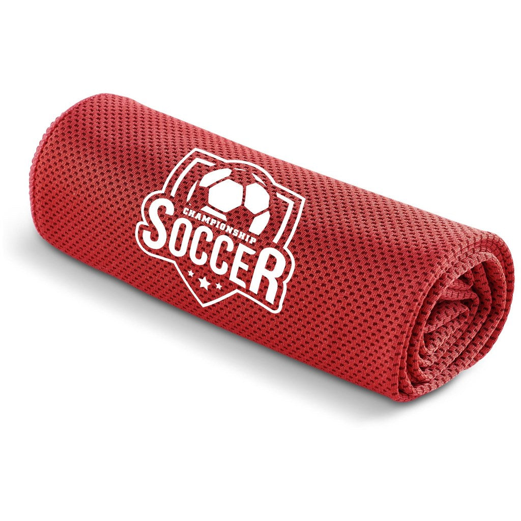 Altitude Chill Cooling Sports Towel - RED