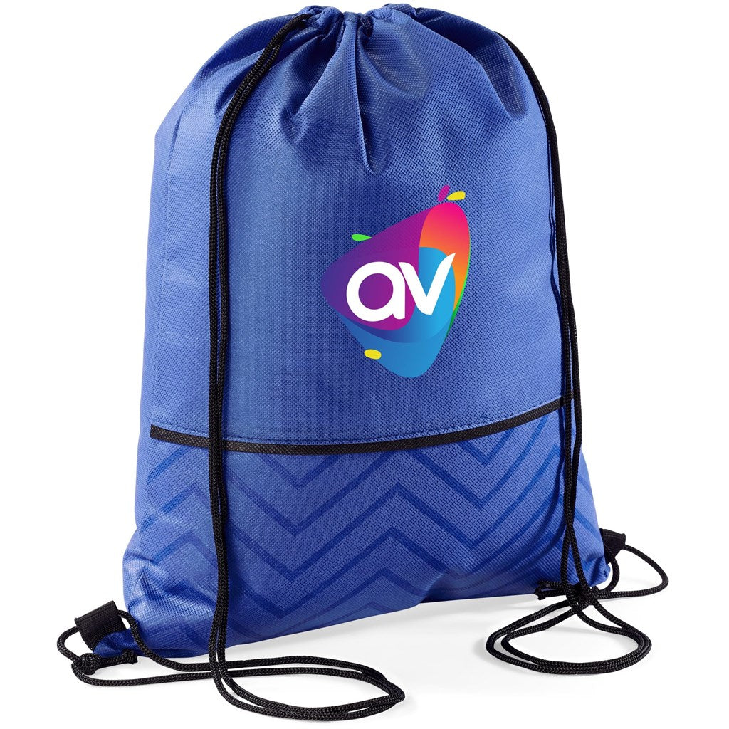 Altitude Waverly Non-Woven Drawstring Bag - BLUE