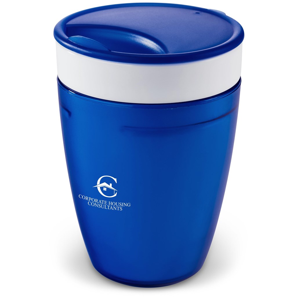 Altitude Manhattan Plastic Double-Wall Tumbler - 300ml - BLUE