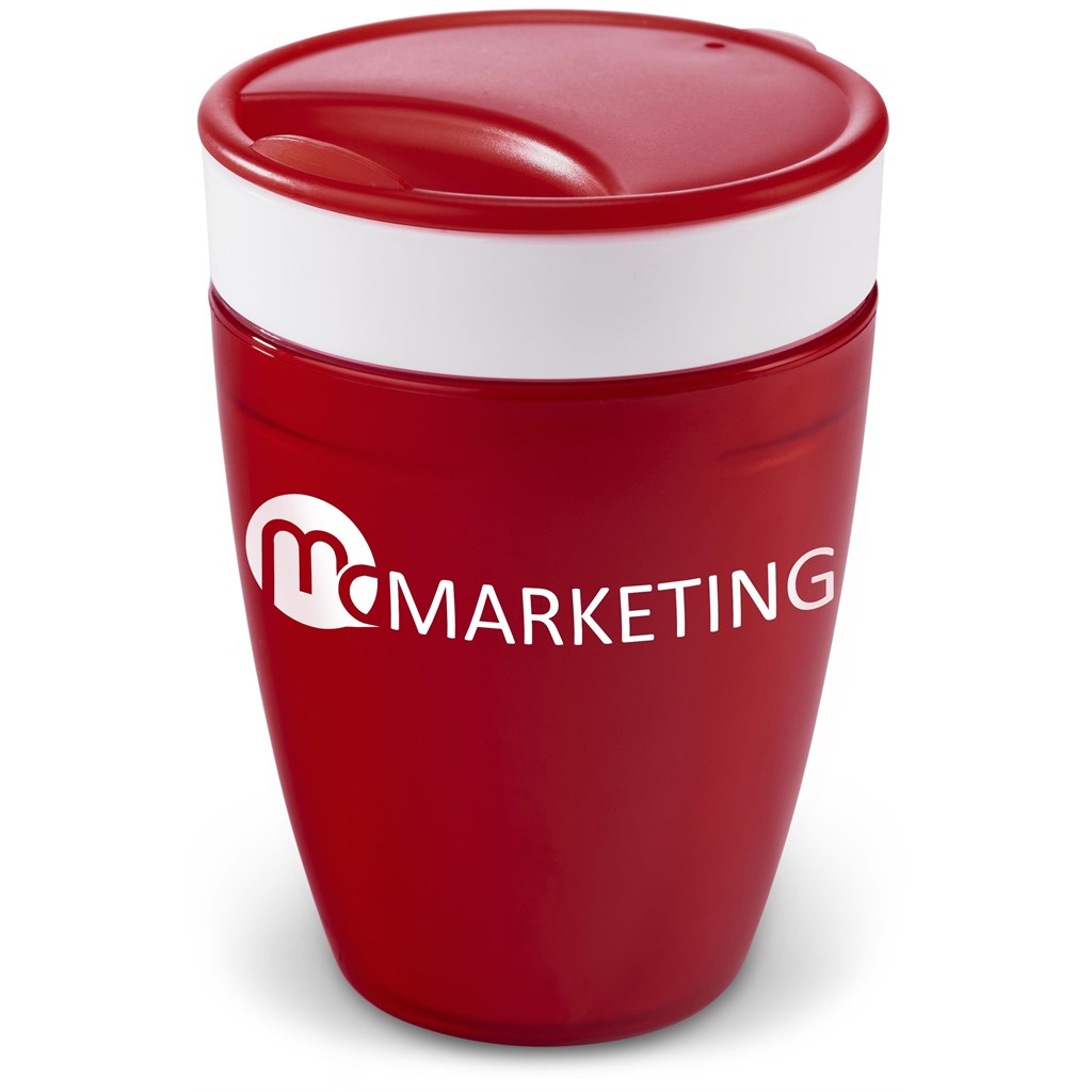 Altitude Manhattan Plastic Double-Wall Tumbler - 300ml - RED