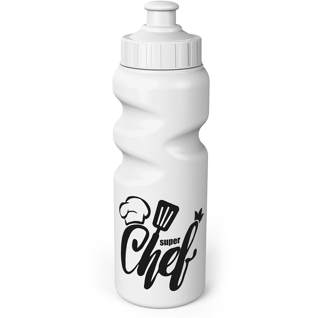 Altitude Baltic Plastic Water Bottle - 330ml - SOLID WHITE