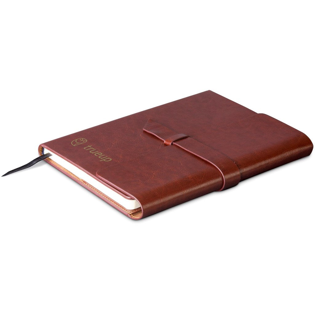 Altitude Peninsula A5 Hard Cover Notebook - BROWN