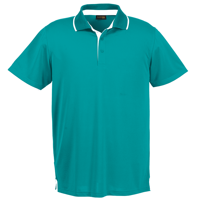 Baxter Golfer Mens - Aqua/White
