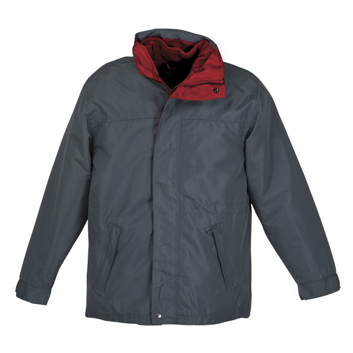 3-In-1 Jacket Mens - Slate/Red
