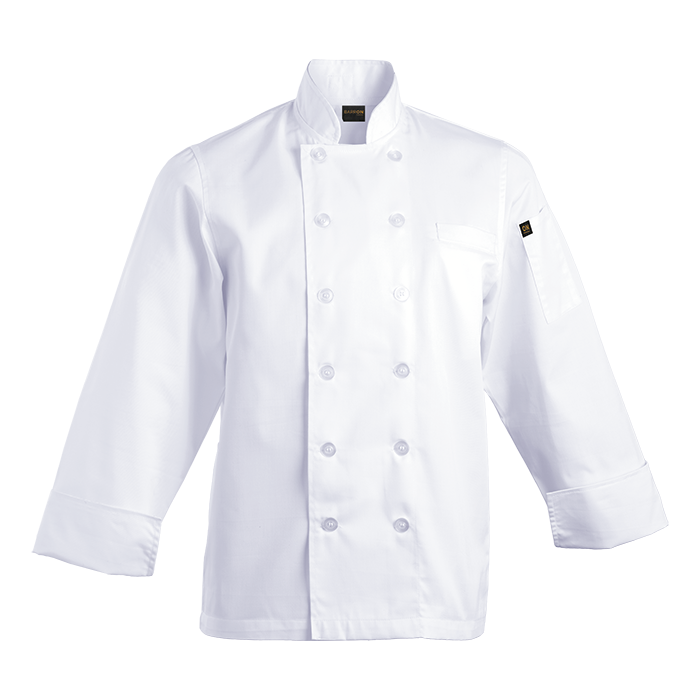 Savona Long Sleeve Chef Jacket Mens - White
