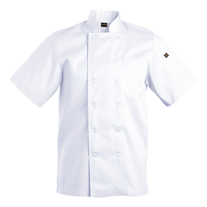 Savona Short Sleeve Chef Jacket Mens - White