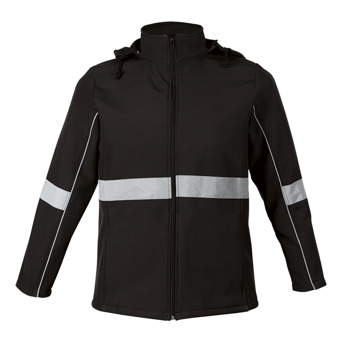 Axis Soft Shell Reflective Jacket - Black