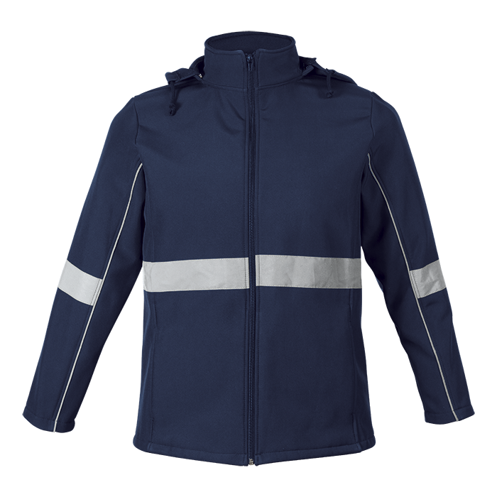 Axis Soft Shell Reflective Jacket - Navy