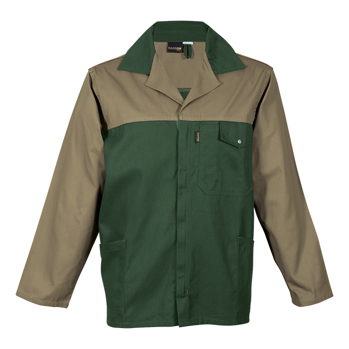 Agri Cotton Two Tone Jacket - Khaki/Green