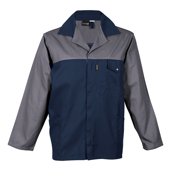 Agri Cotton Two Tone Jacket - Navy/Grey