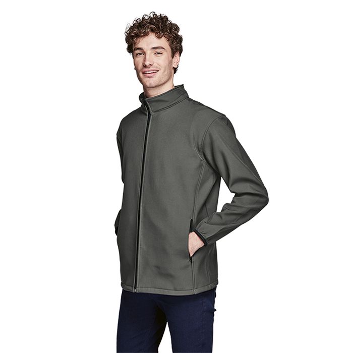 Build-a-Jacket - Mens Softshell Jacket - Charcoal