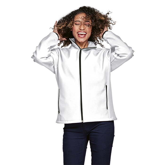 Build-a-Jacket - Ladies Softshell Jacket - White