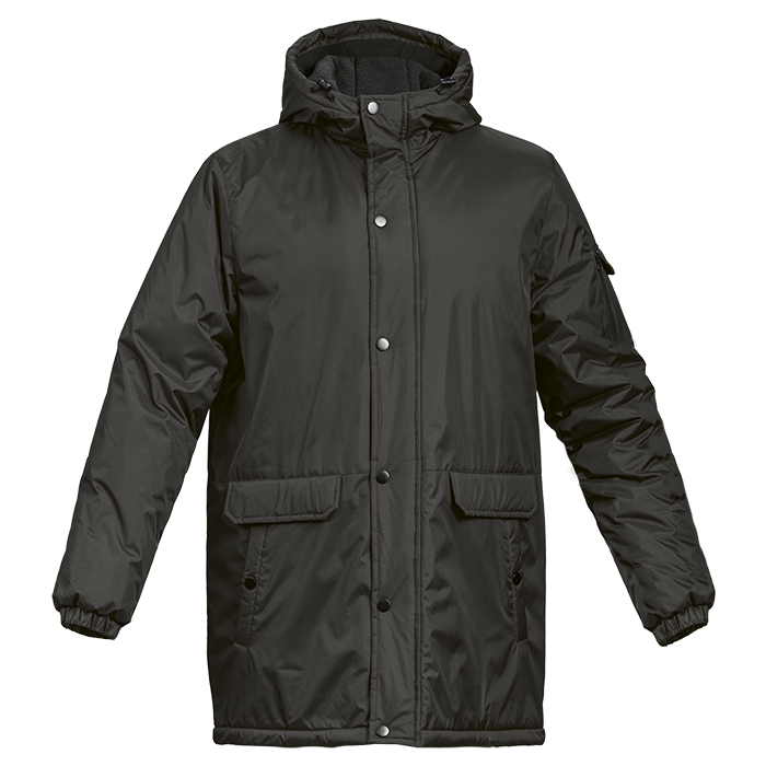 Padded Parka Mens - Black