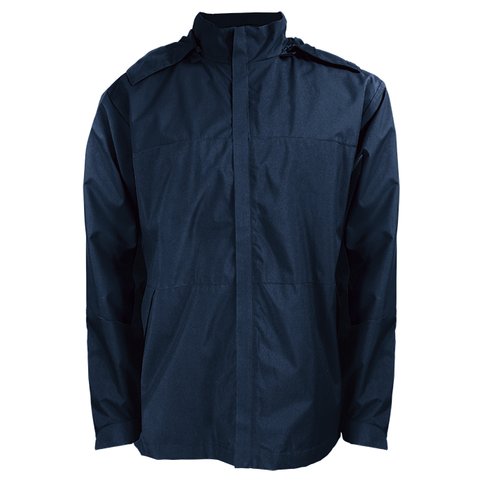 Water Resistant Rain Jacket Mens - Navy