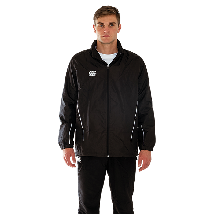 Canterbury Team Full Zip Rain Jacket - Black