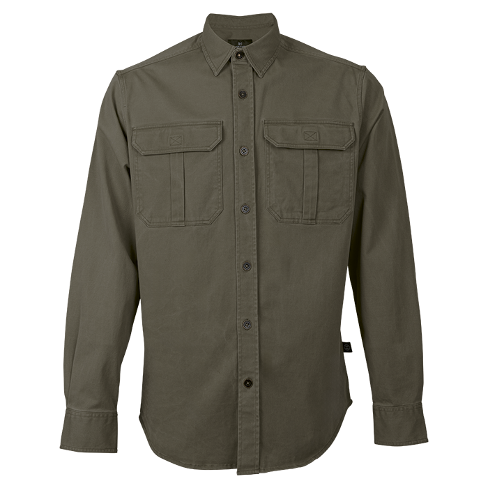 Heritage Double Pocket Shacket - Fatigue