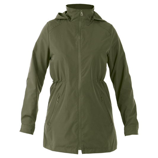 Water Resistant Rain Jacket Ladies - Sage