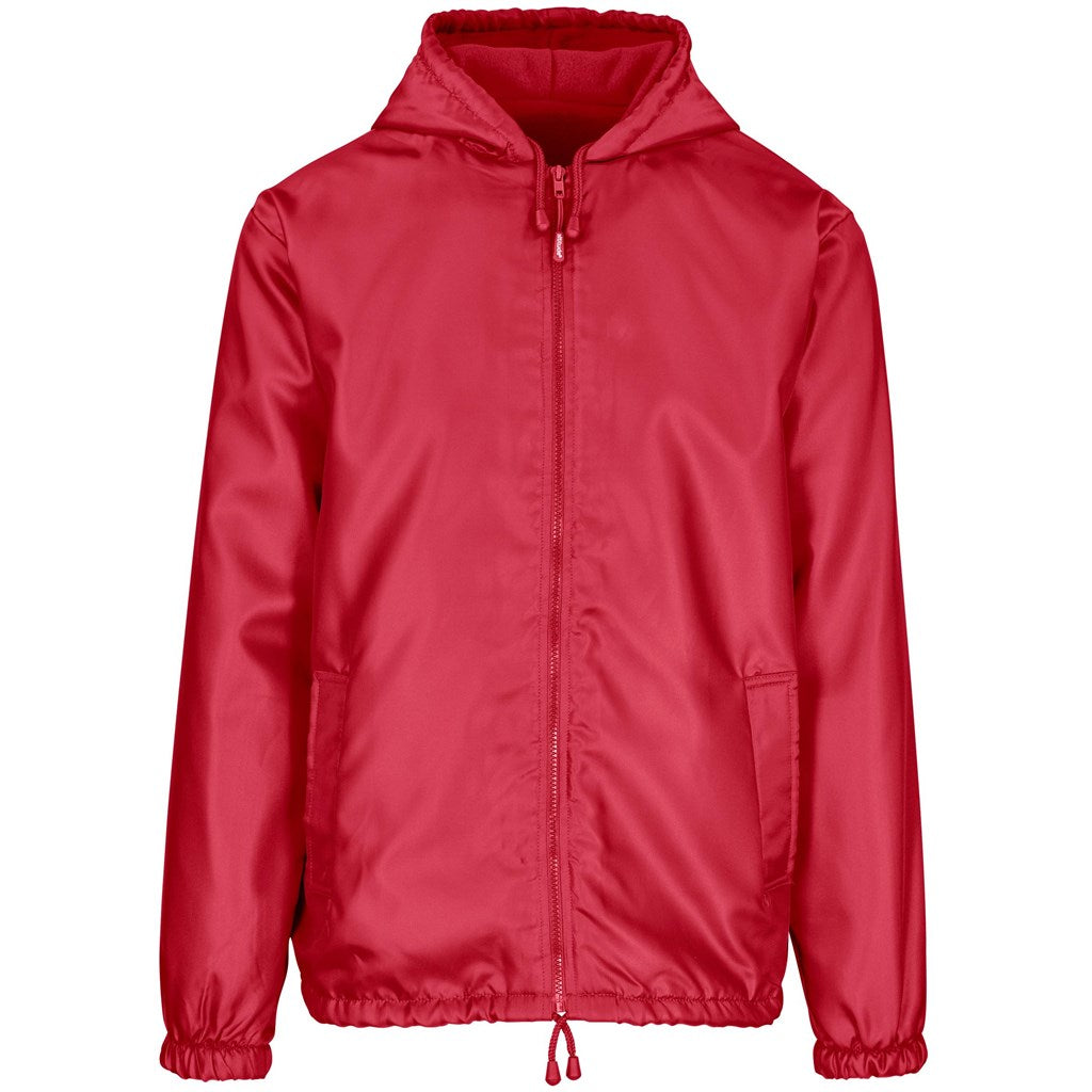 Kids Alti-Mac Fleece Lined Jacket - RED