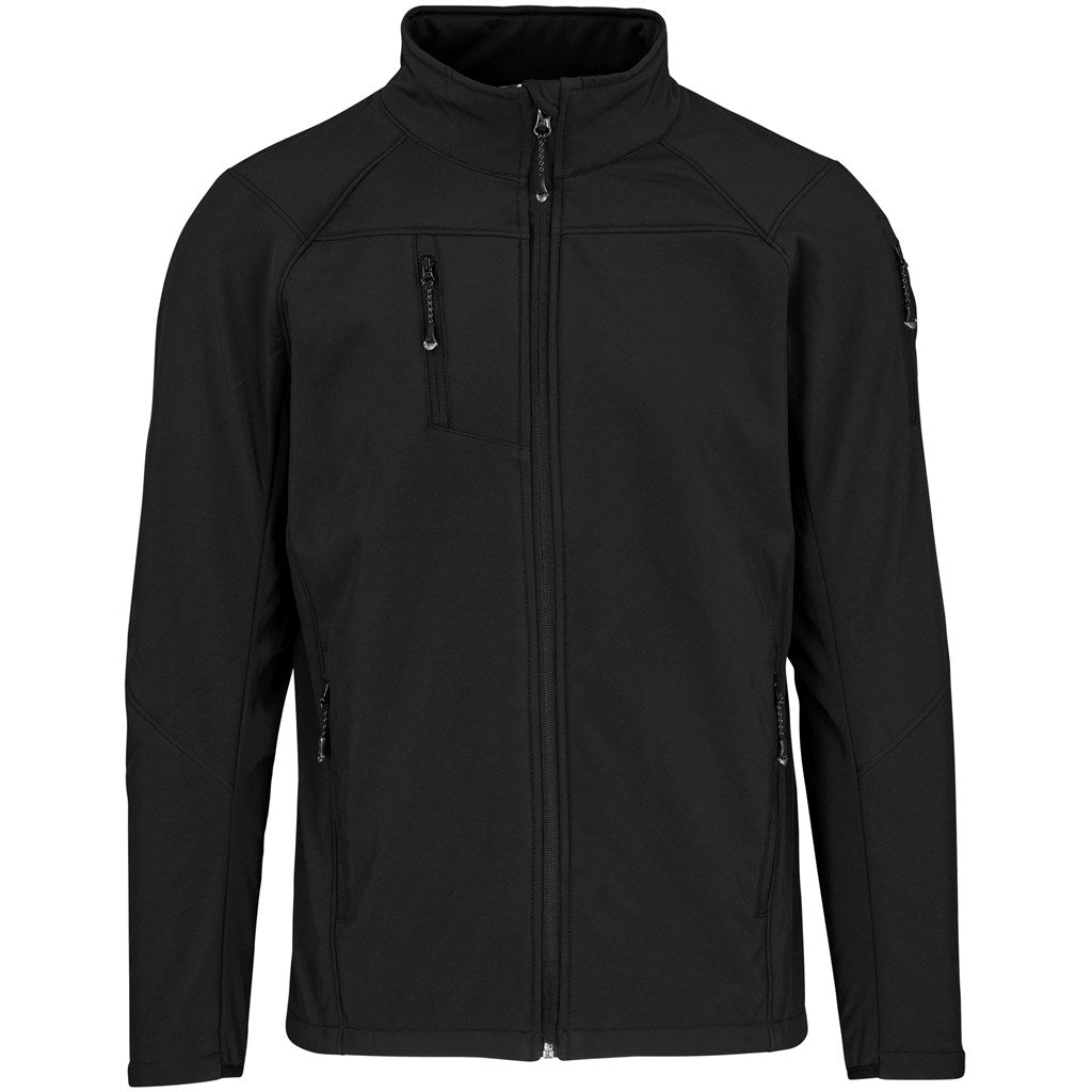Mens Alex Varga Elysium Softshell Jacket - BLACK