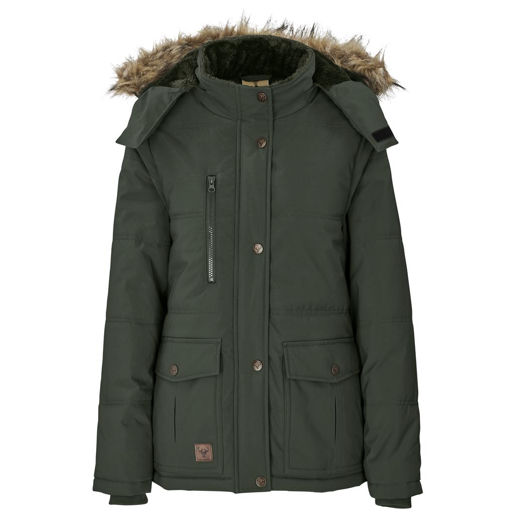 Ladies Cederberg Parka Jacket - OLIVE
