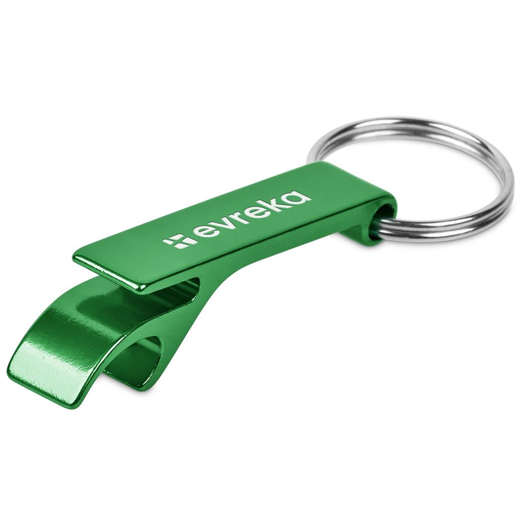 Altitude Tango Recycled Aluminium Bottle Opener Keyholder - GREEN