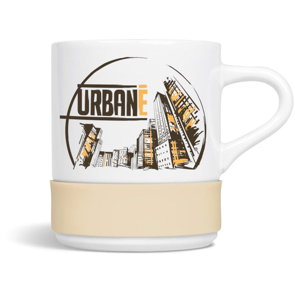 Kooshty Kaleido Sublimation Ceramic Mug - 320ml - Cream