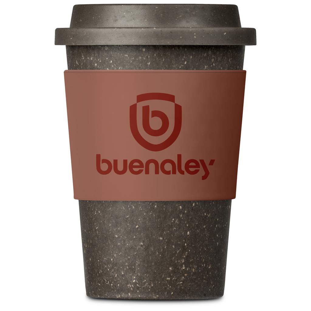 Kooshty Brown Bean Plastic Double-Wall Tumbler – 400ml - BURNT ORANGE