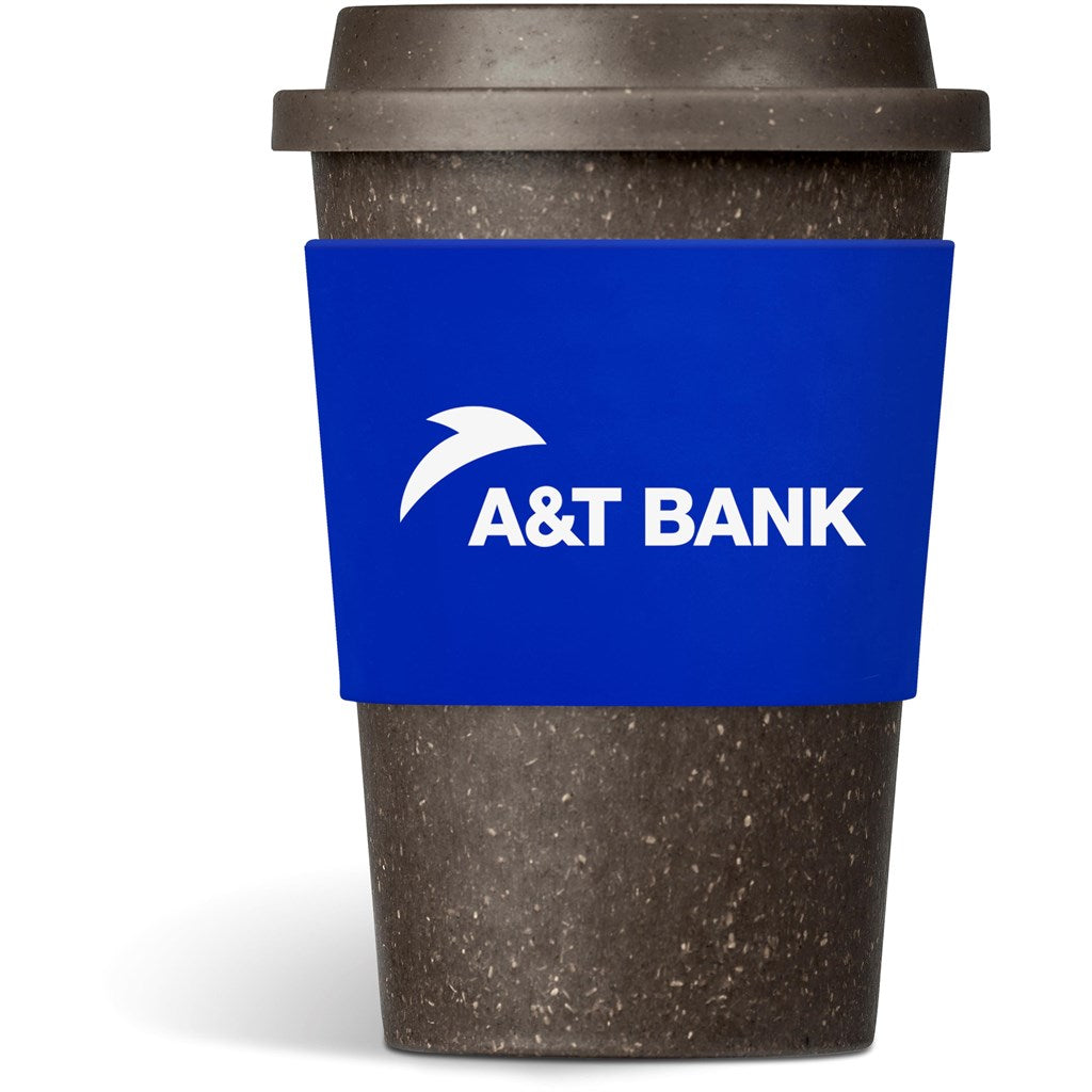 Kooshty Brown Bean Plastic Double-Wall Tumbler – 400ml - BLUE