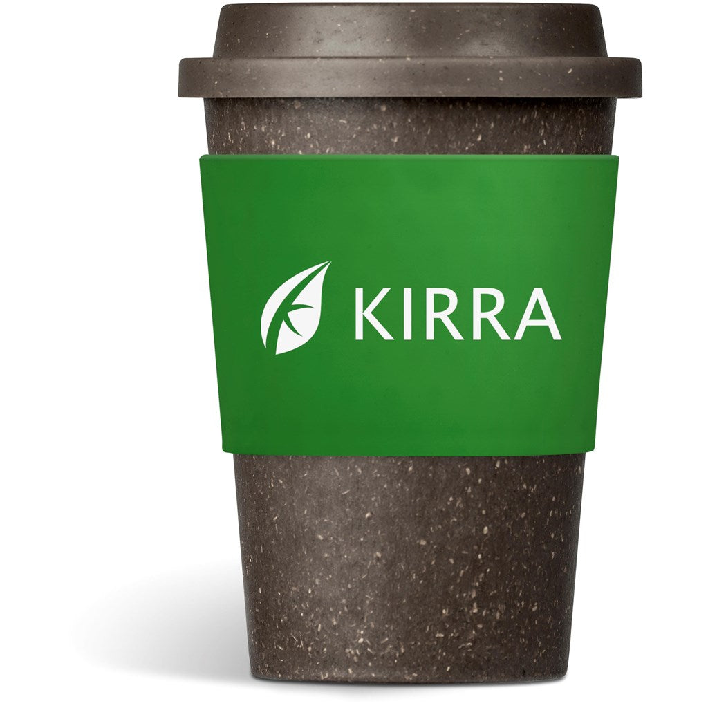 Kooshty Brown Bean Plastic Double-Wall Tumbler – 400ml - GREEN